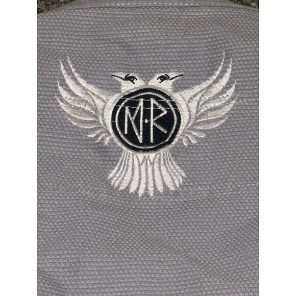 Raven Fightwear Men's Thor Nordic Uniform Premium BJJ Gi Grey A3t1 Top A2t1 Bott - Picture 10 of 14